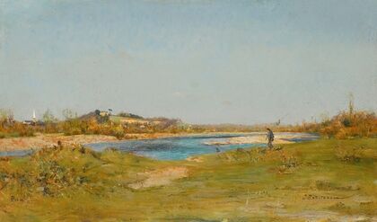 Fishermen Near Pau