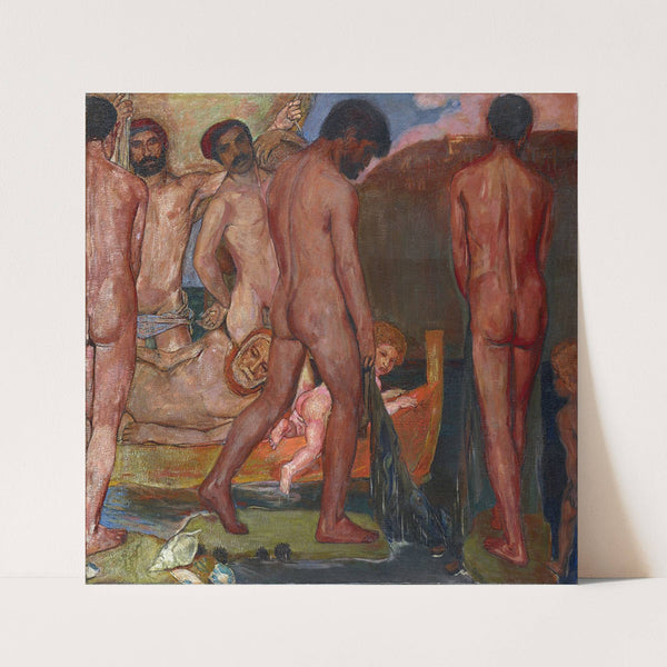 Fishermen Of Sorrento by Carl Burckhardt