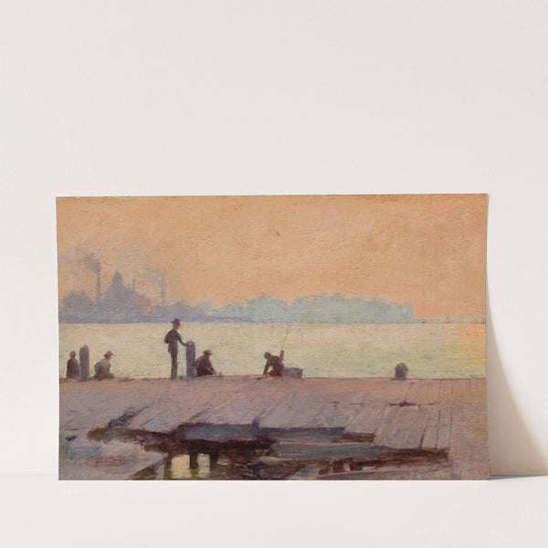 Fishermen on the Dock (1895) by Charles Courtney Curran