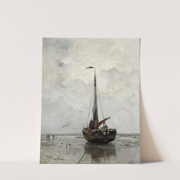 Fishing boat by Jacob Maris