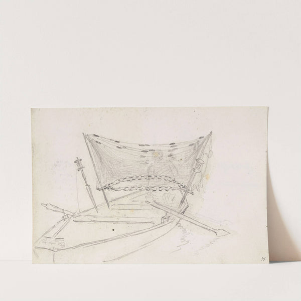 Fishing boat by Hans Gude