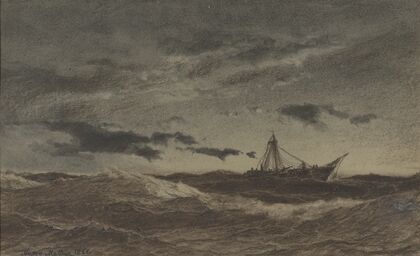 Fishing Boat at Sea