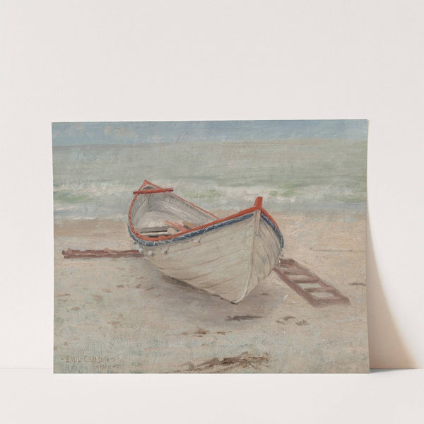 Fishing Boat on Shore (1885) by Emil Carlsen