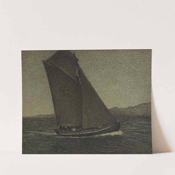 Fishing Boat Tacking by Karl Nordström