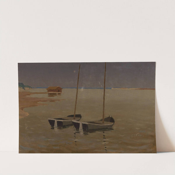 Fishing boats by Edward Trojanowski