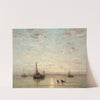 Fishing Boats At Sunset by Hendrik Willem Mesdag