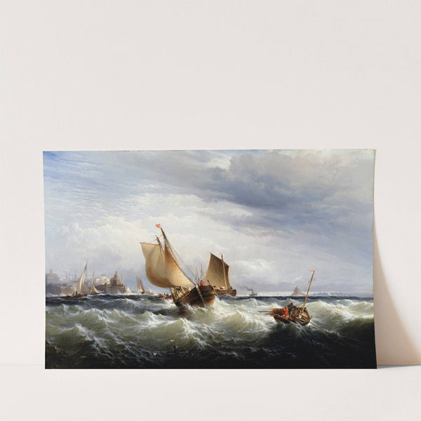 Fishing Boats Beating up to Windward by Edward Moran