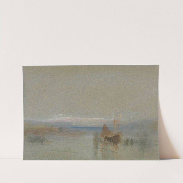 Fishing Boats Becalmed off le Havre by Joseph Mallord William Turner