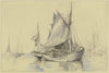 Fishing boats near Ostend