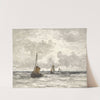 Fishing Boats on the Breakers by Hendrik Willem Mesdag