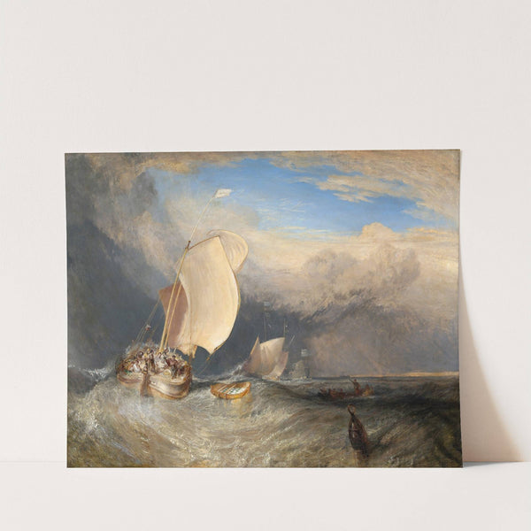 Fishing Boats with Hucksters Bargaining for Fish by Joseph Mallord William Turner