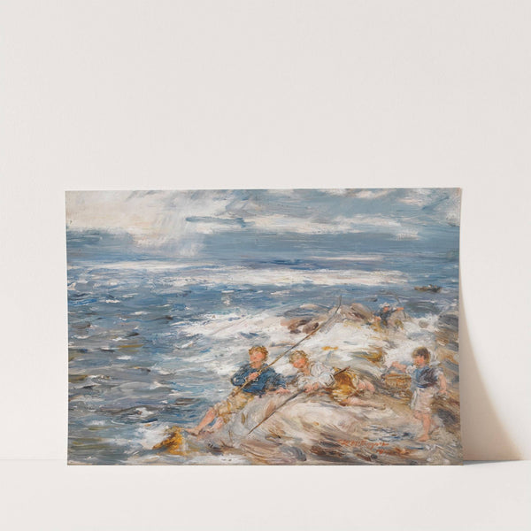 Fishing From The Rocks (1891) by William Mctaggart