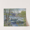 Fishing in Spring, the Pont de Clichy (Asnières) (1887) by Vincent van Gogh