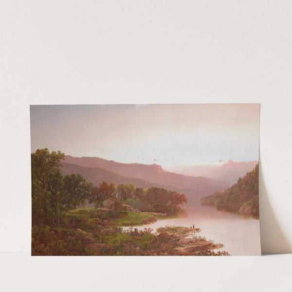 Fishing in the Cove (Fall in the Adirondacks) by William Louis Sonntag