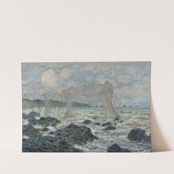 Fishing nets at Pourville (1882) by Claude Monet