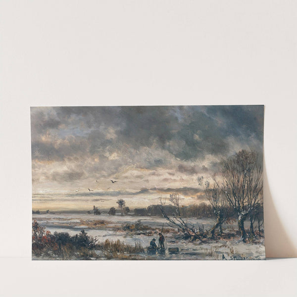 Fishing on the Ice by Adolf Stademann