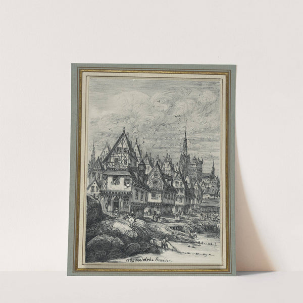 Fishing Port by Rodolphe Bresdin