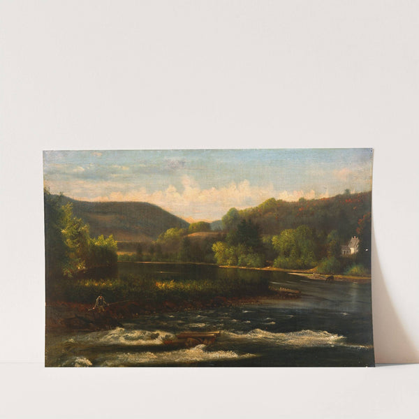 Fishing Scene  by Nelson Augustus Moore