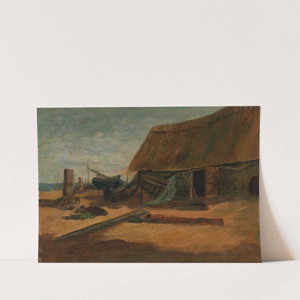 Fishing Shacks by Edward Mitchell Bannister
