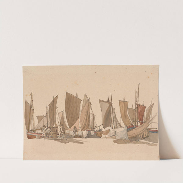 Fishing Smacks by Joseph Powell