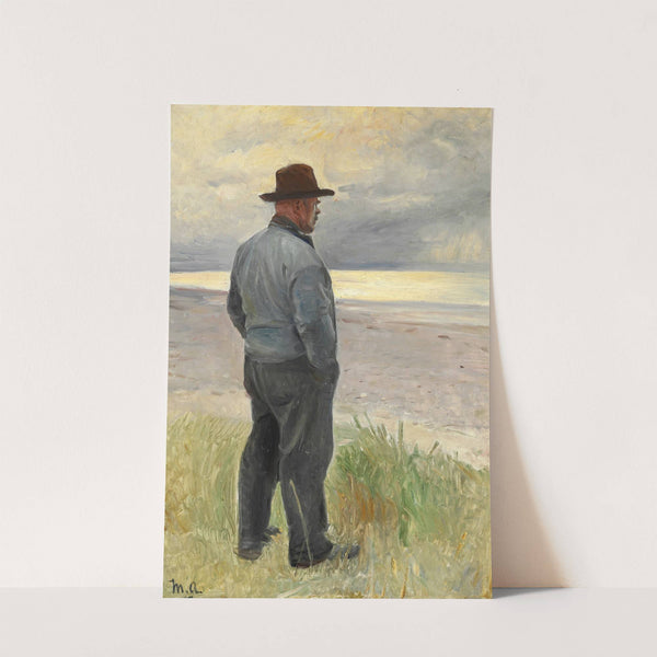 Fisker ser ud over havet (1917) by Michael Ancher