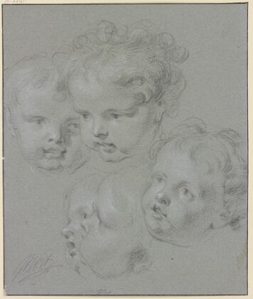 Five child’s heads