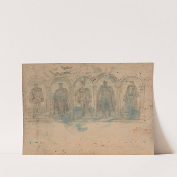 Five Dignitaries in Niches (1880) by Wojciech Gerson
