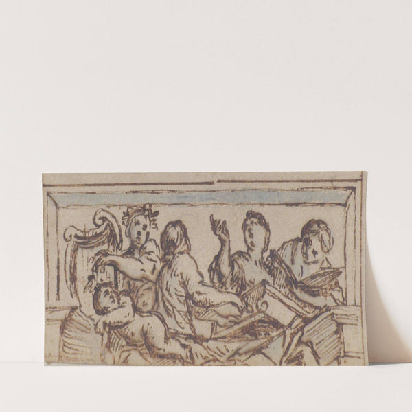 Five Music-Making Figures (1610–62) by Giovanni Francesco Romanelli