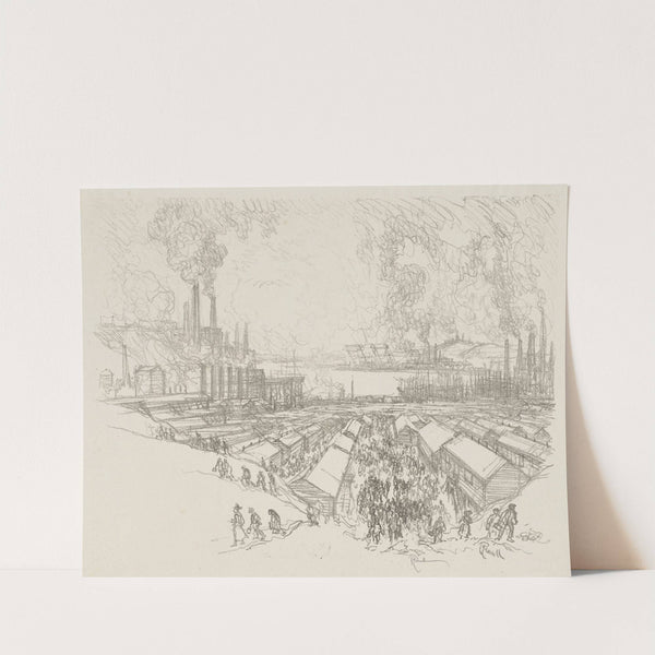 Five O'Clock by Joseph Pennell