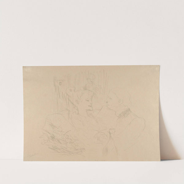 Five O’Clock; Supper in London (1896) by Henri de Toulouse-Lautrec