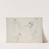 Five Rapid Sketches (1877) by Edgar Degas