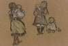 Five working-class children