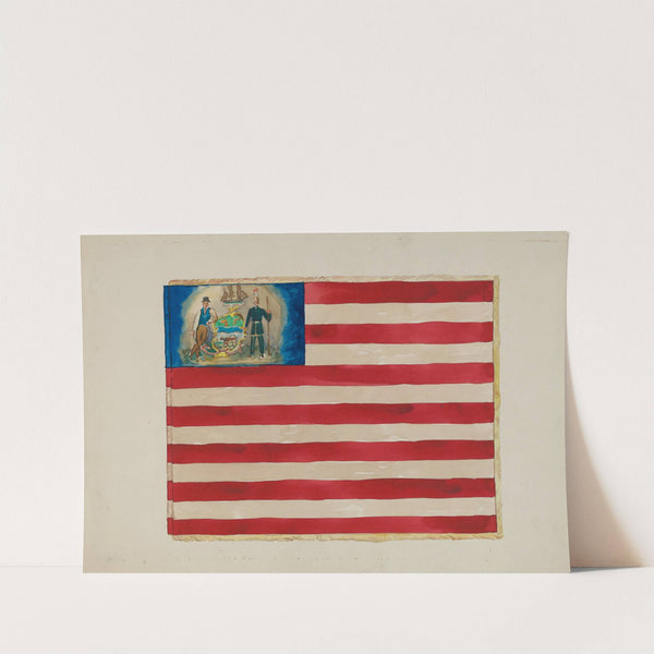 Flag - Mexican War by Edward Grant