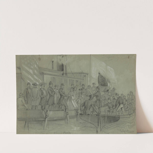 Flag of Truce by Alfred Rudolph Waud