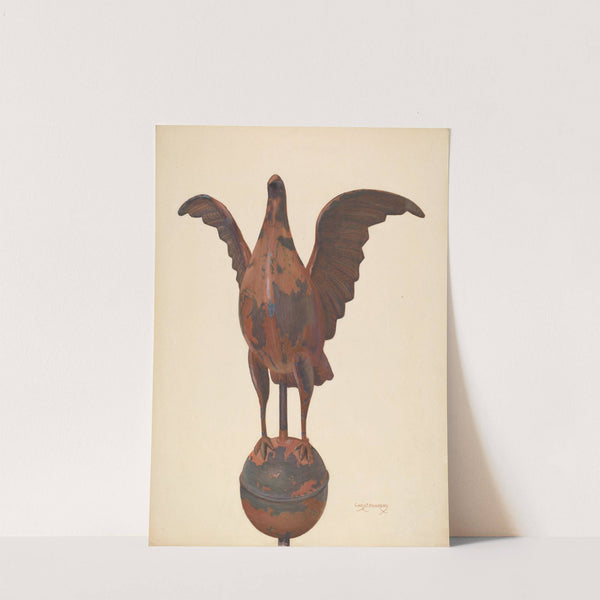 Flag-pole Finial Pigeon by Chris Makrenos