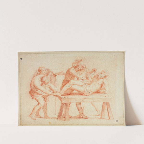 Flagellation of Saint Andrew by After Domenichino