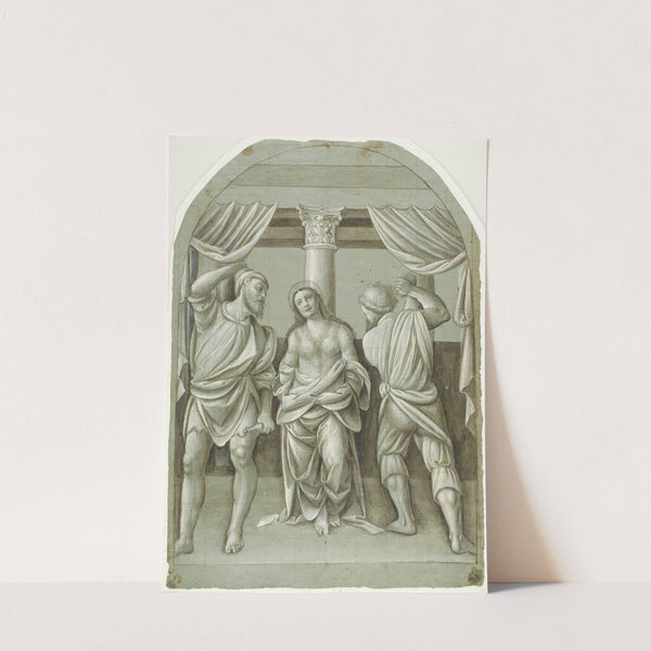 Flagellation of Saint Catherine by Bernardino Lanino