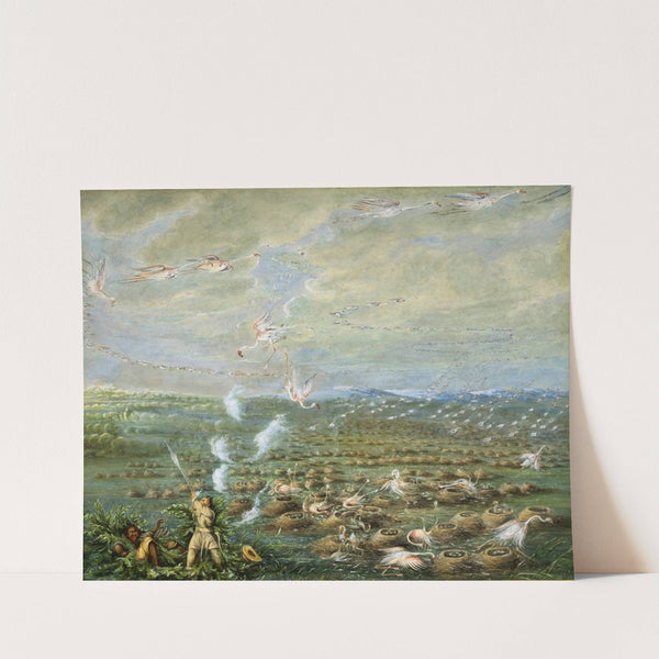 Flamingo Shooting in South America by George Catlin
