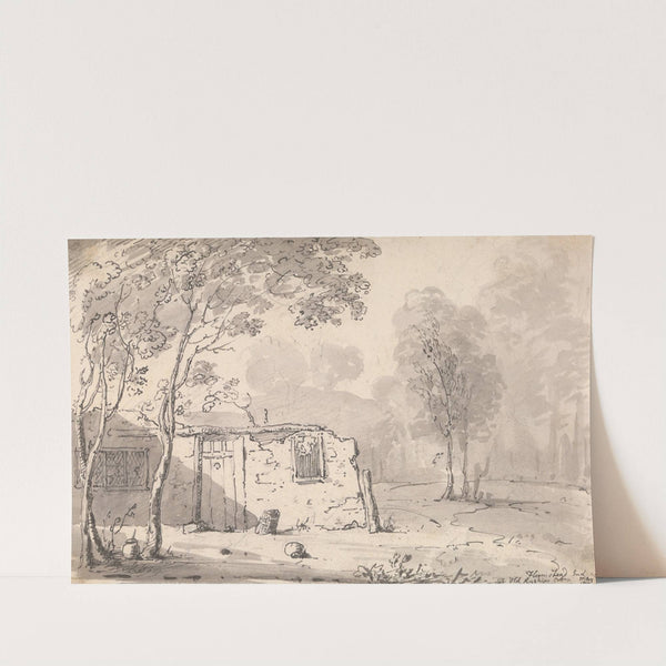 Flamstead End, Old Ruskin's Cottage near Cheshunt, May 1814 by Thomas Hastings