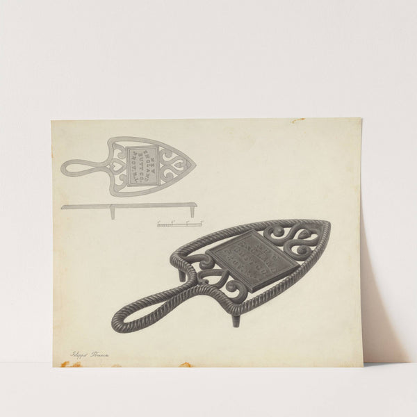 Flat Iron Holder by Filippo Porreca