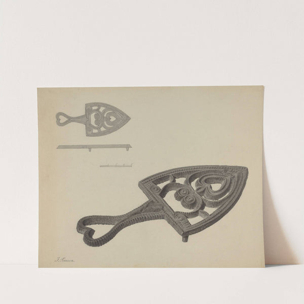 Flat-iron Holder by Filippo Porreca