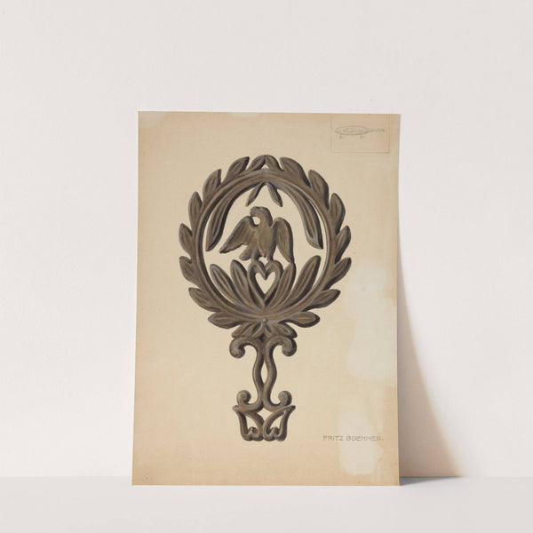 Flat Iron Holder by Fritz Boehmer