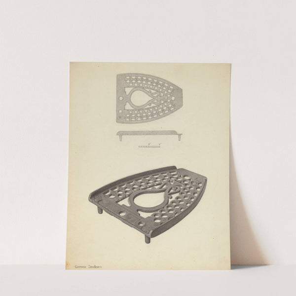 Flat Iron Holder by Gordon Sanborn