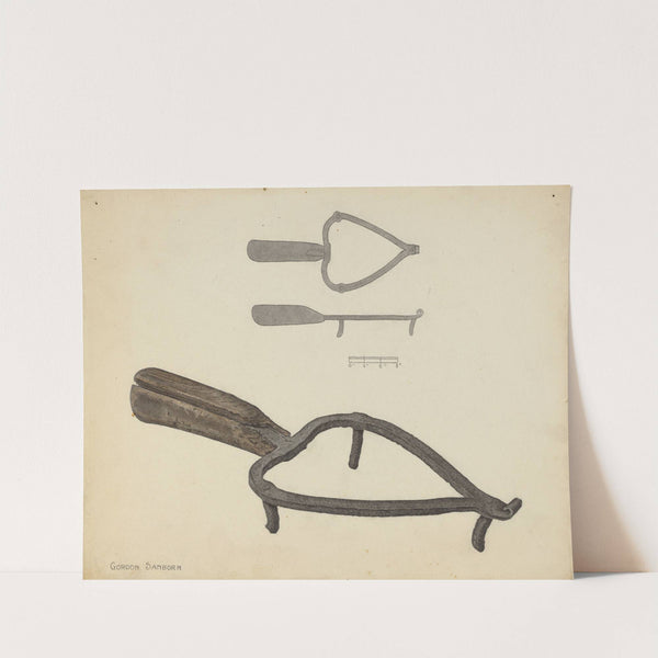 Flat Iron Holder by Gordon Sanborn