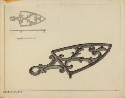 Flat Iron Holder