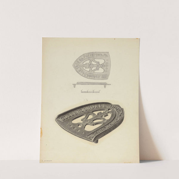 Flat Iron Holder by Jack Staloff