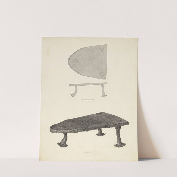 Flat Iron Holder by Jacob Lipkin