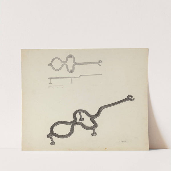 Flat Iron Holder by Jacob Lipkin