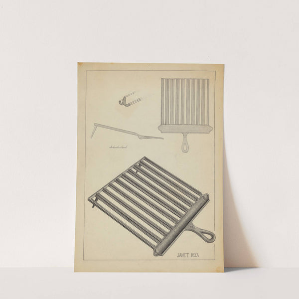 Flat Iron Holder by Janet Riza