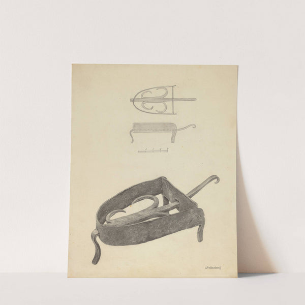 Flat Iron Holder by Joseph Rothenberg